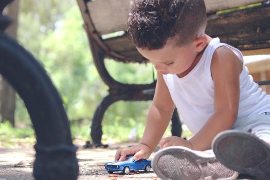 photo of kids playing with toys