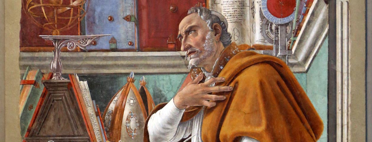 Sandro Botticelli, Sant'Agostino - painting.