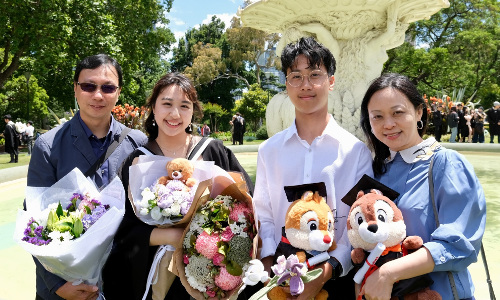 photo of Cassandra Chan and family