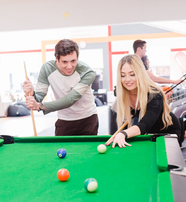 People playing pool at Ballarat campus