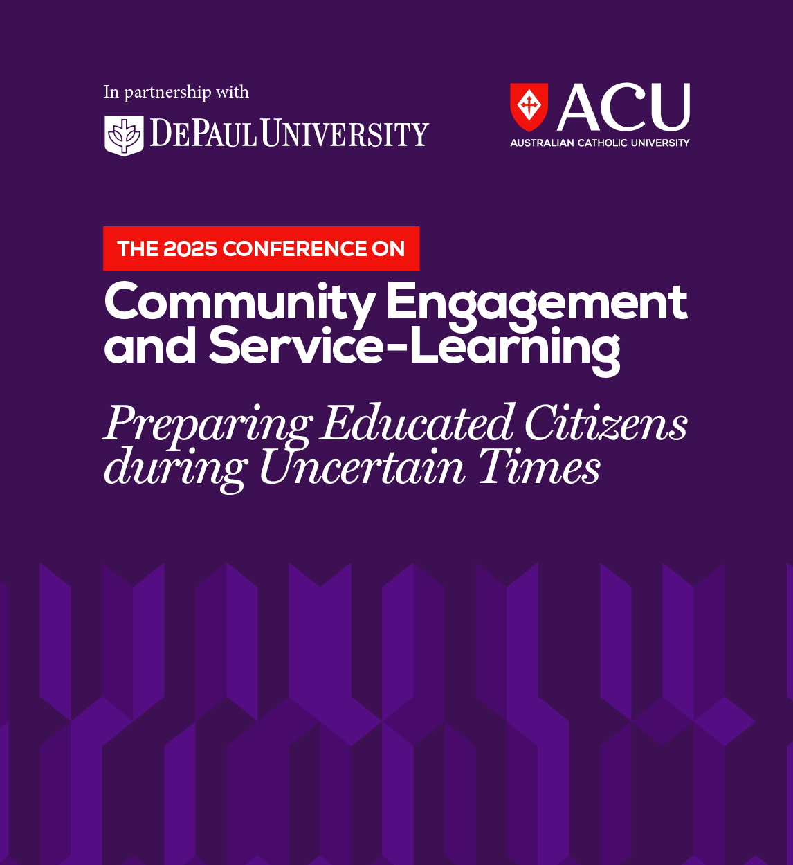 ACU and DePaul Conference on Community Engagement and Service-Learning