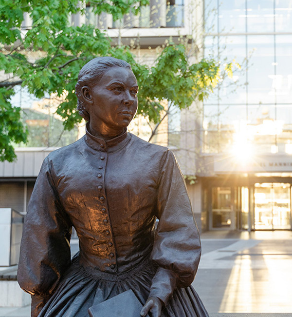 ACU philosophy of religion statue of Mary MacKillop