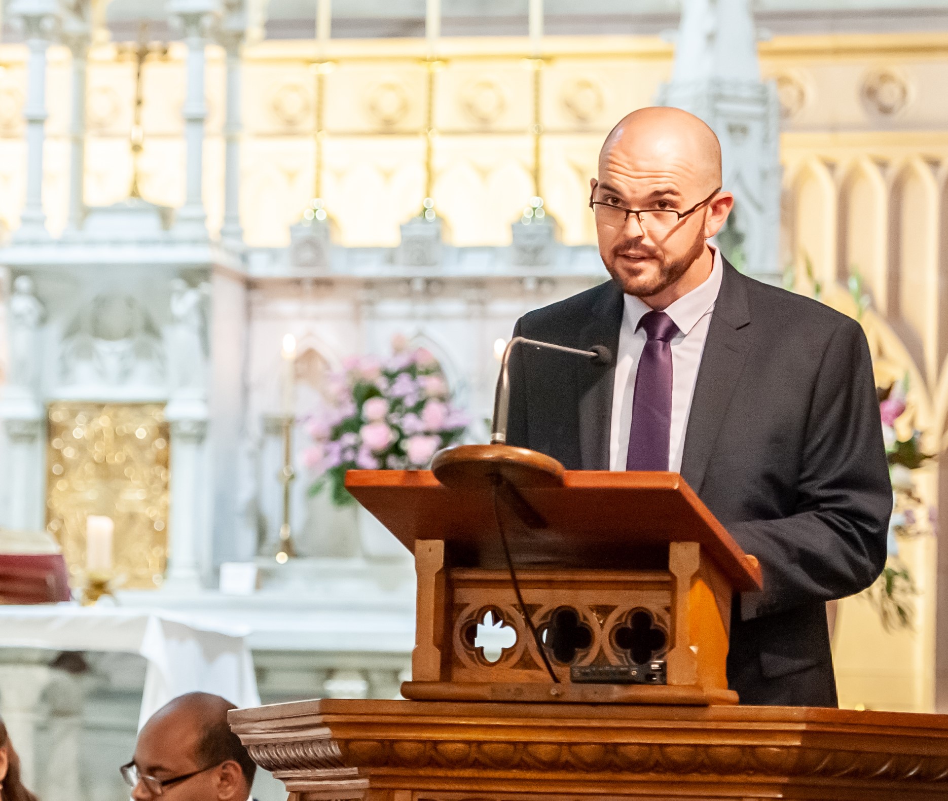 photo of person speaking