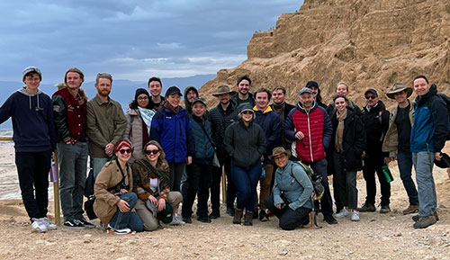 ACU students chaeological dig at Tel Lachish in Israel