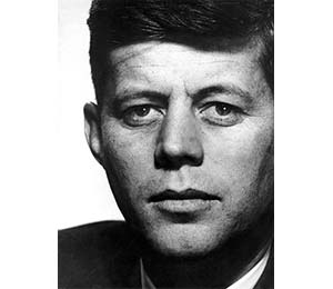 Figure 1 Senator John F Kennedy of Massachusetts, 1957. © Philippe Halsman (Courtesy Magnum Photos)