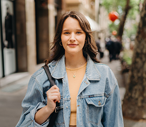 Bachelor of Arts (Honours) student, Madeline