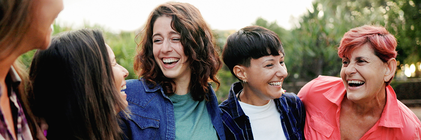 photo of people laughing
