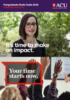 Postgraduate Educations and Arts Course Guide cover image
